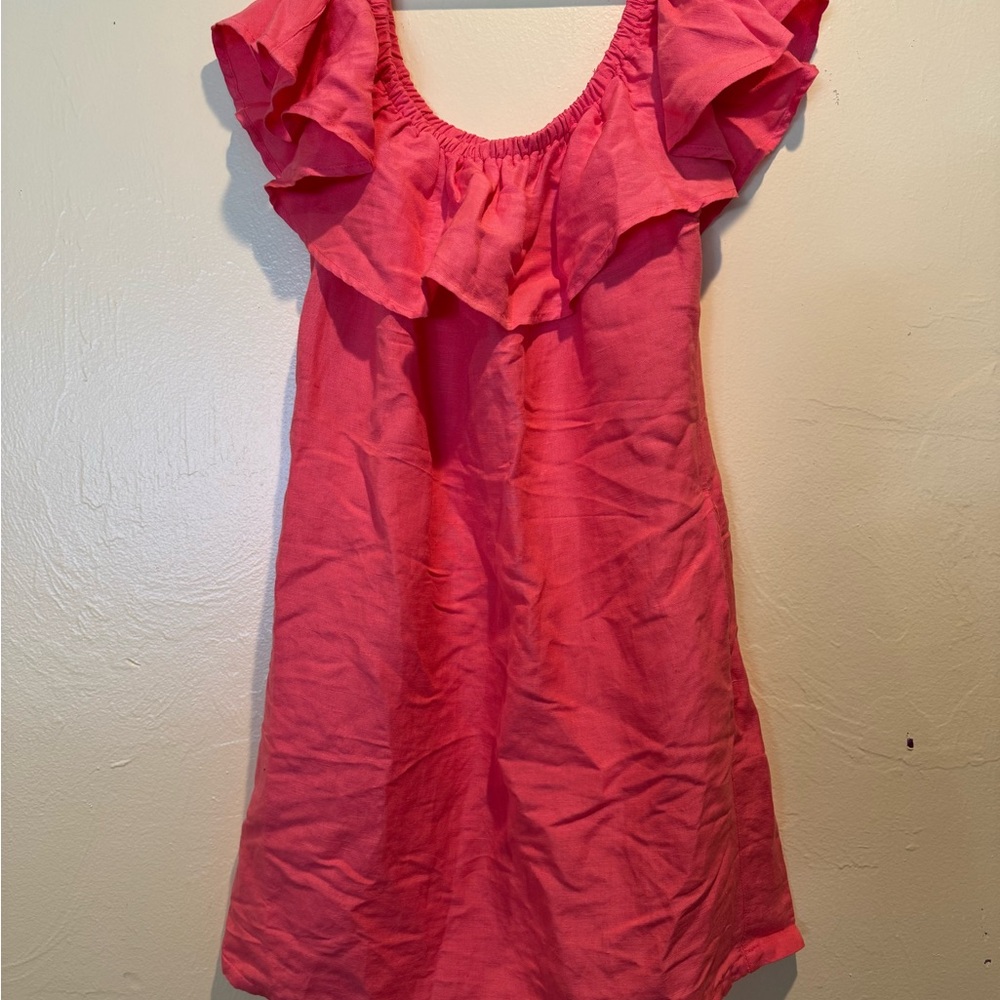 Tommy Bahama Ruffle Neck Dress XS